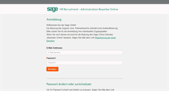 Desktop Screenshot of onlinebewerbungsserver.de